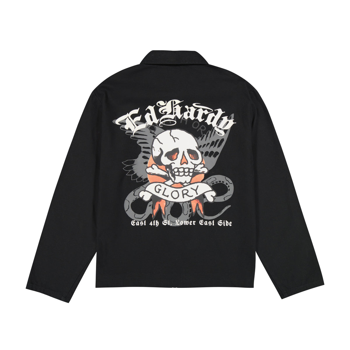 DG SKULL WORKWEAR JACKET Black | Ed Hardy