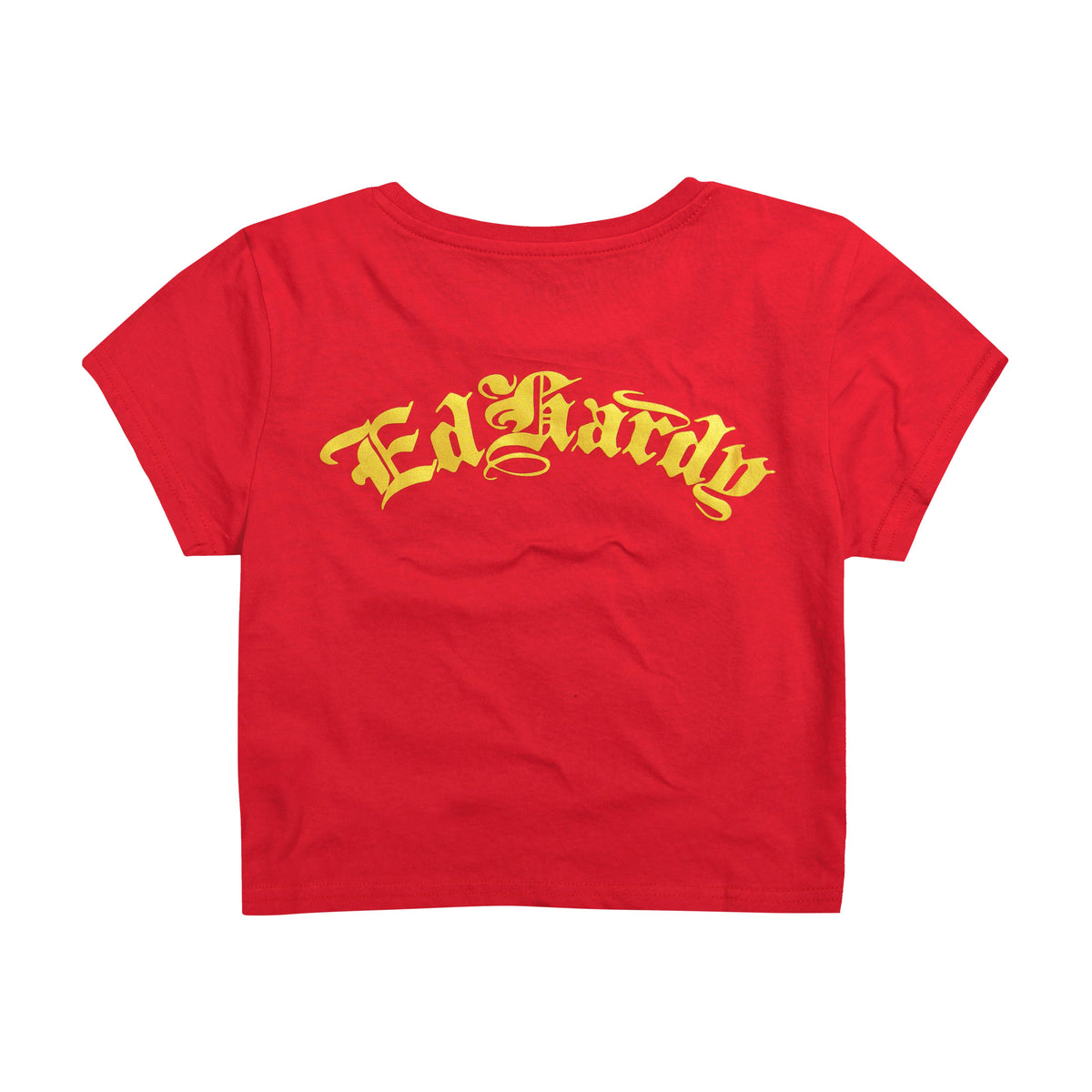 Crawling Tigers Baby Tee | Women's Y2K Baby Tee | Ed Hardy CHERRY | Ed Hardy