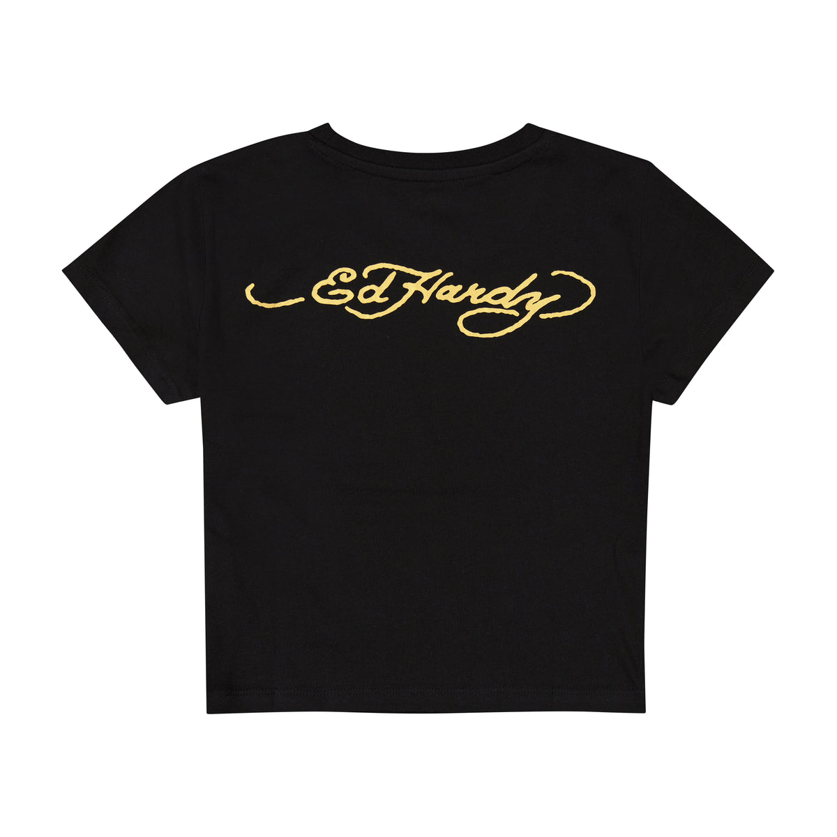 Tiger Rose Baby Tee BLACK | Ed Hardy