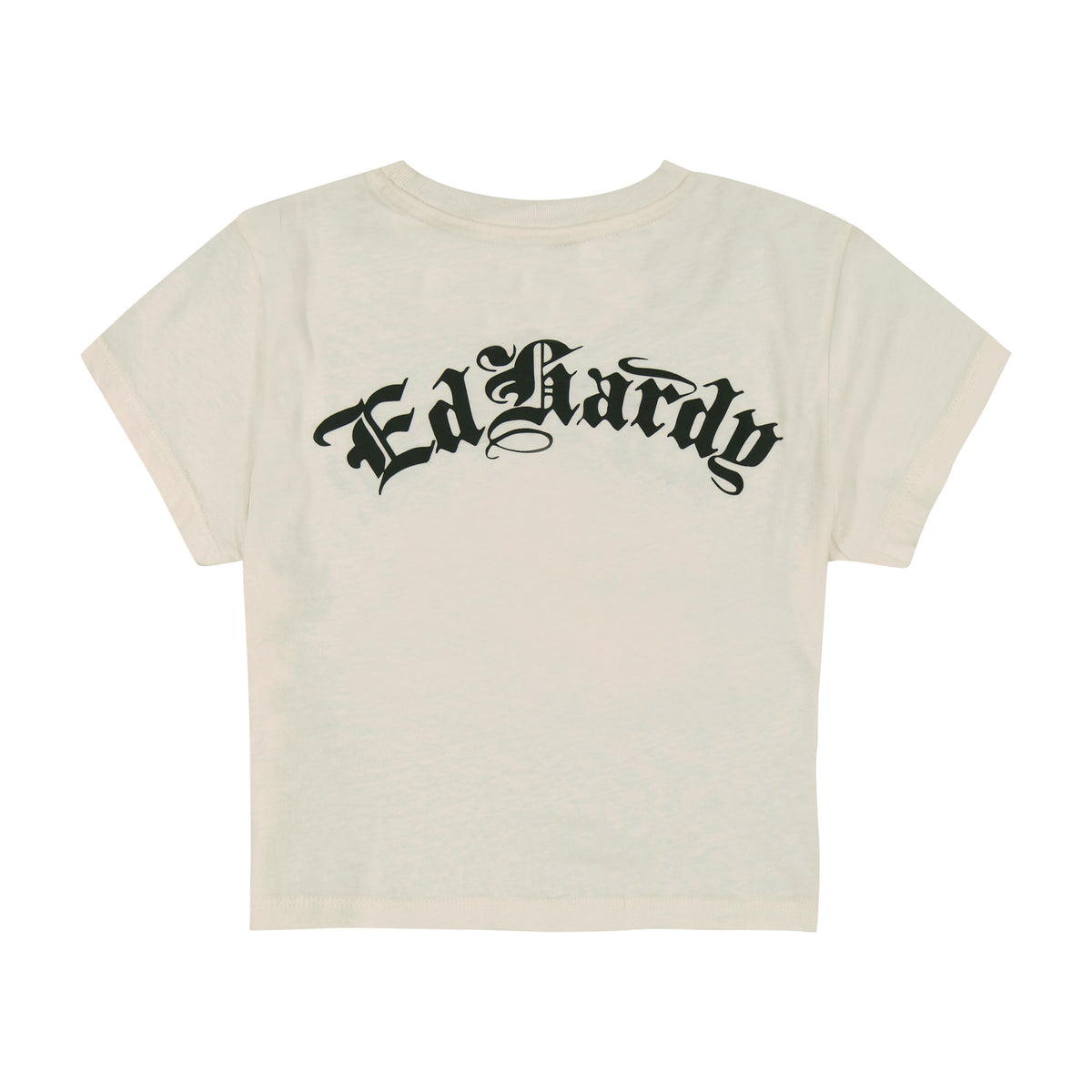 Devil Panther Baby Tee IVORY | Ed Hardy