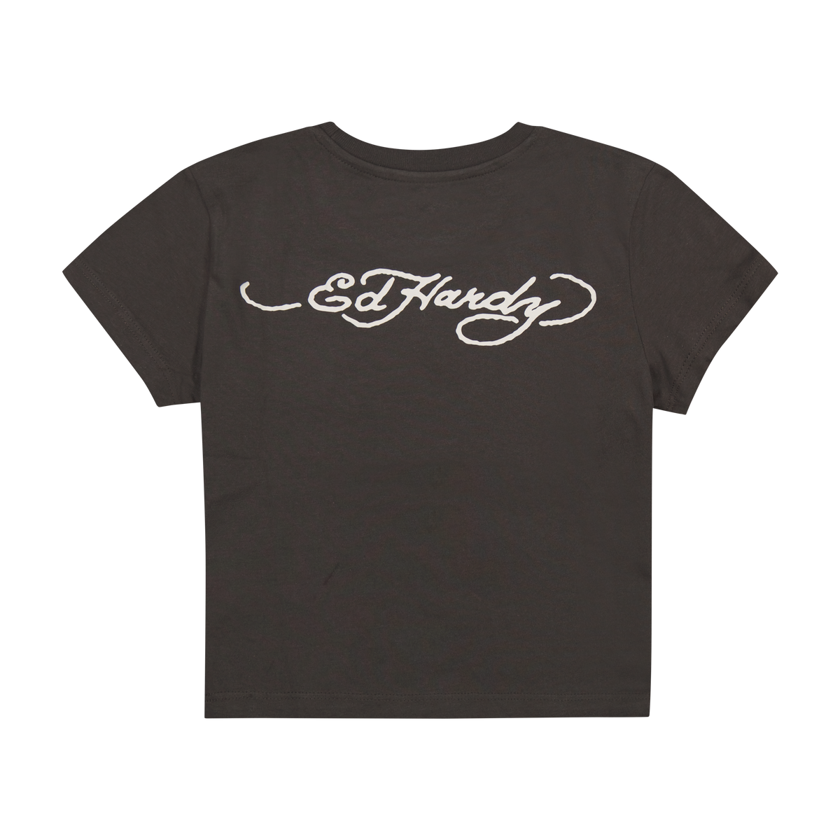 Honor Heart Baby Tee CHARCOAL | Ed Hardy