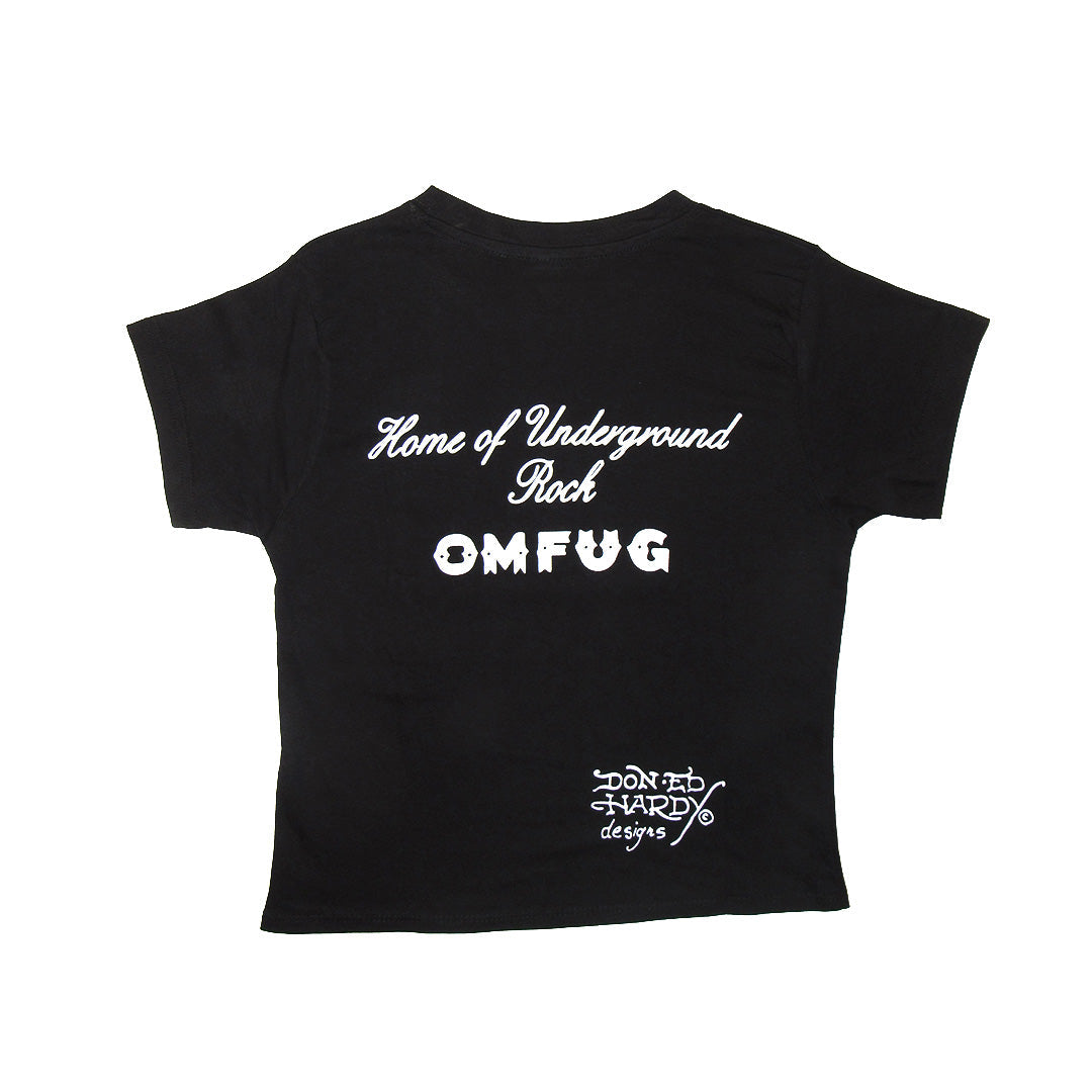 CBGB NY Rose Cap Sleeve Tee | Special Edition Tee | Ed Hardy BLACK | Ed Hardy