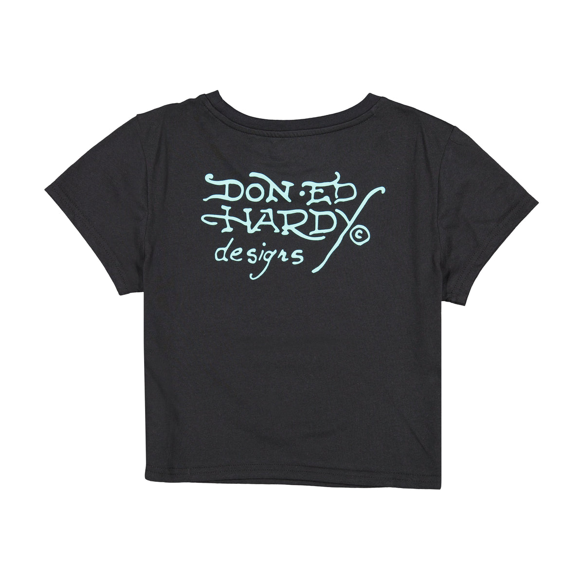 Skull Butterfly Baby Tee BLACK | Ed Hardy