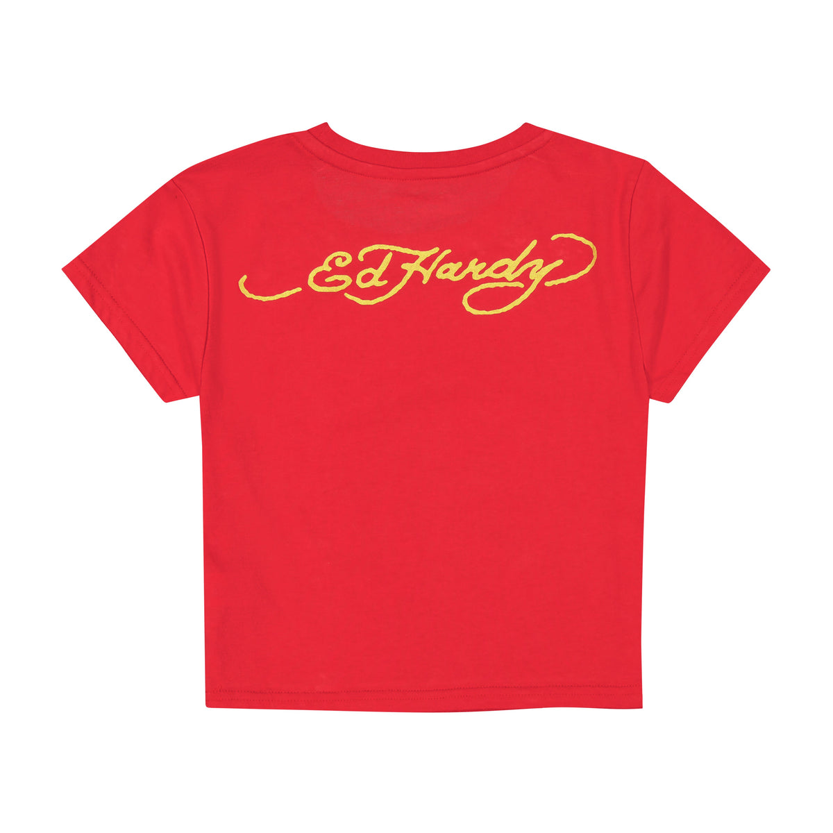 Panther Flame Baby Tee - Cherry CHERRY | Ed Hardy