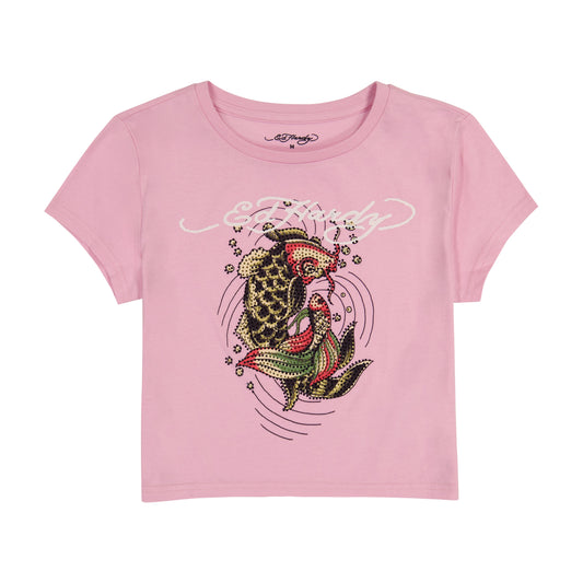 Bubblegum Koi Fish Tee Bubblegum | Ed Hardy