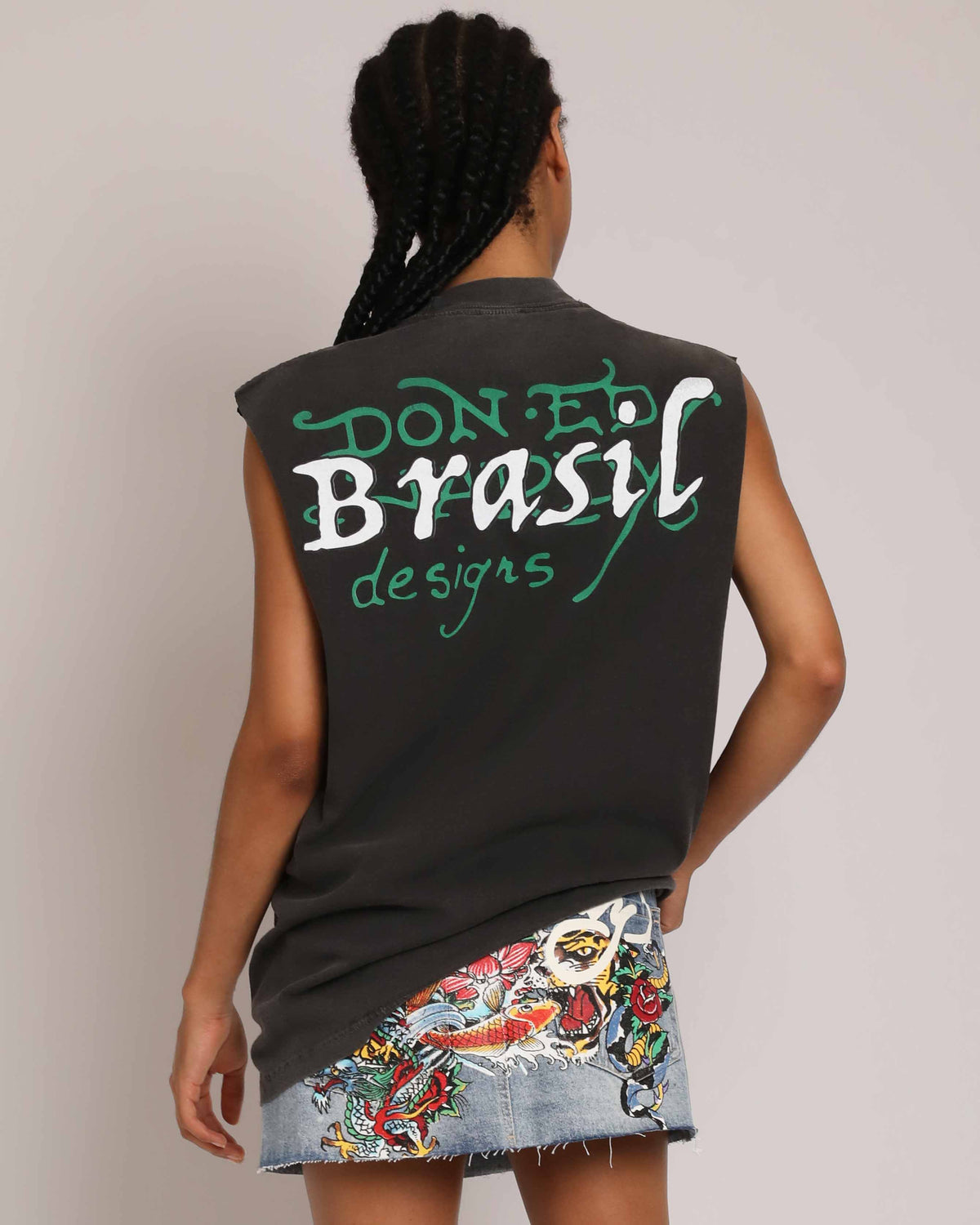 Brazil Tank VTG BLACK | Ed Hardy