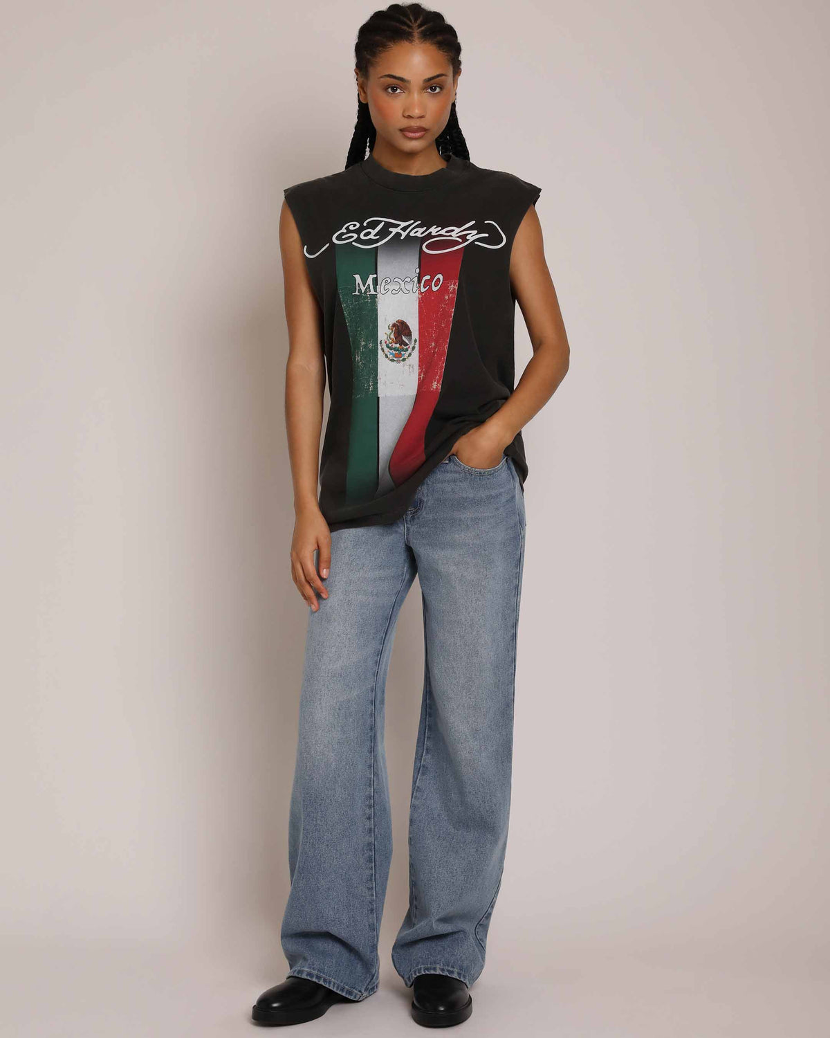 Mexico Tank VTG BLACK | Ed Hardy