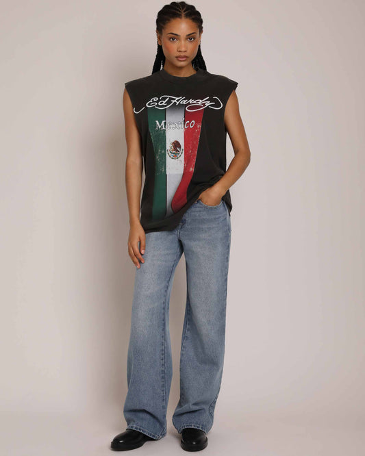 Mexico Tank VTG BLACK | Ed Hardy