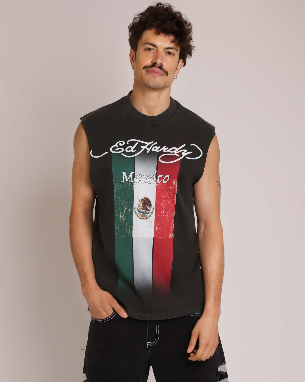 Mexico Tank VTG BLACK | Ed Hardy