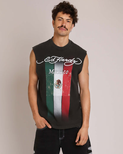 Mexico Tank VTG BLACK | Ed Hardy