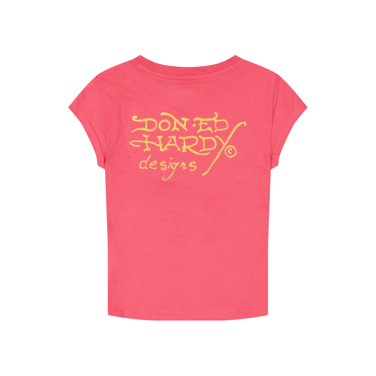 LKS Heart Cap Sleeve Tee POP PINK | Ed Hardy