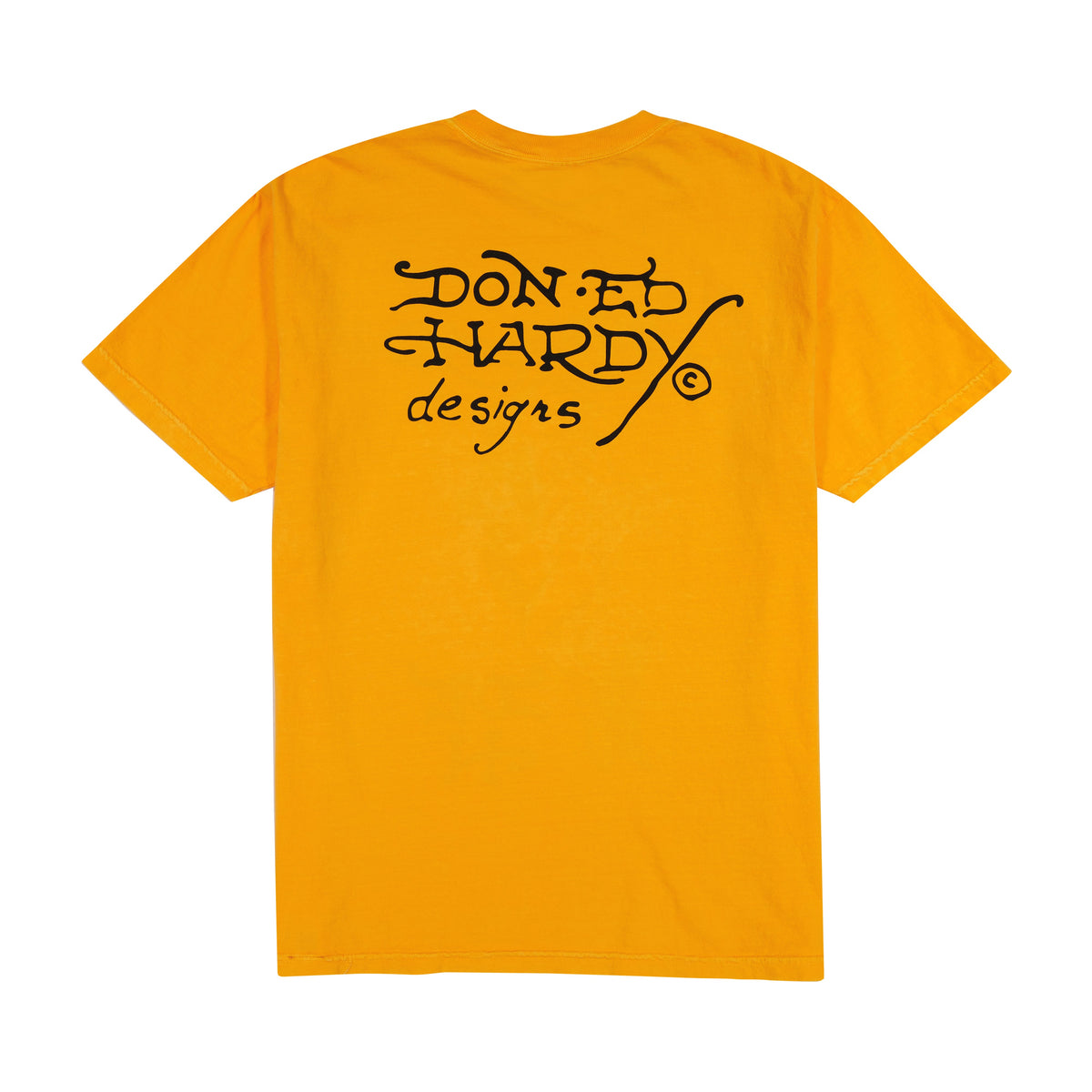 Oversized Dolphin Girl Tee VTG Orange | Ed Hardy
