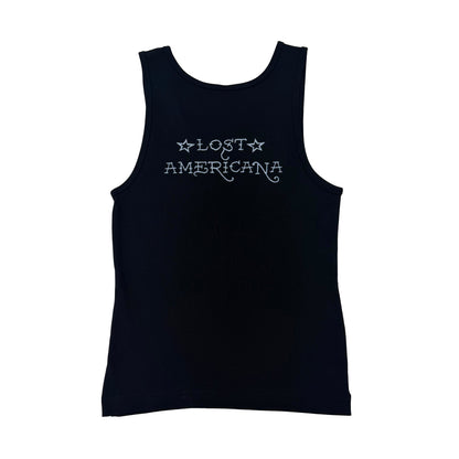 Lost Cards Rhinestone Rib Tank BLACK | Ed Hardy