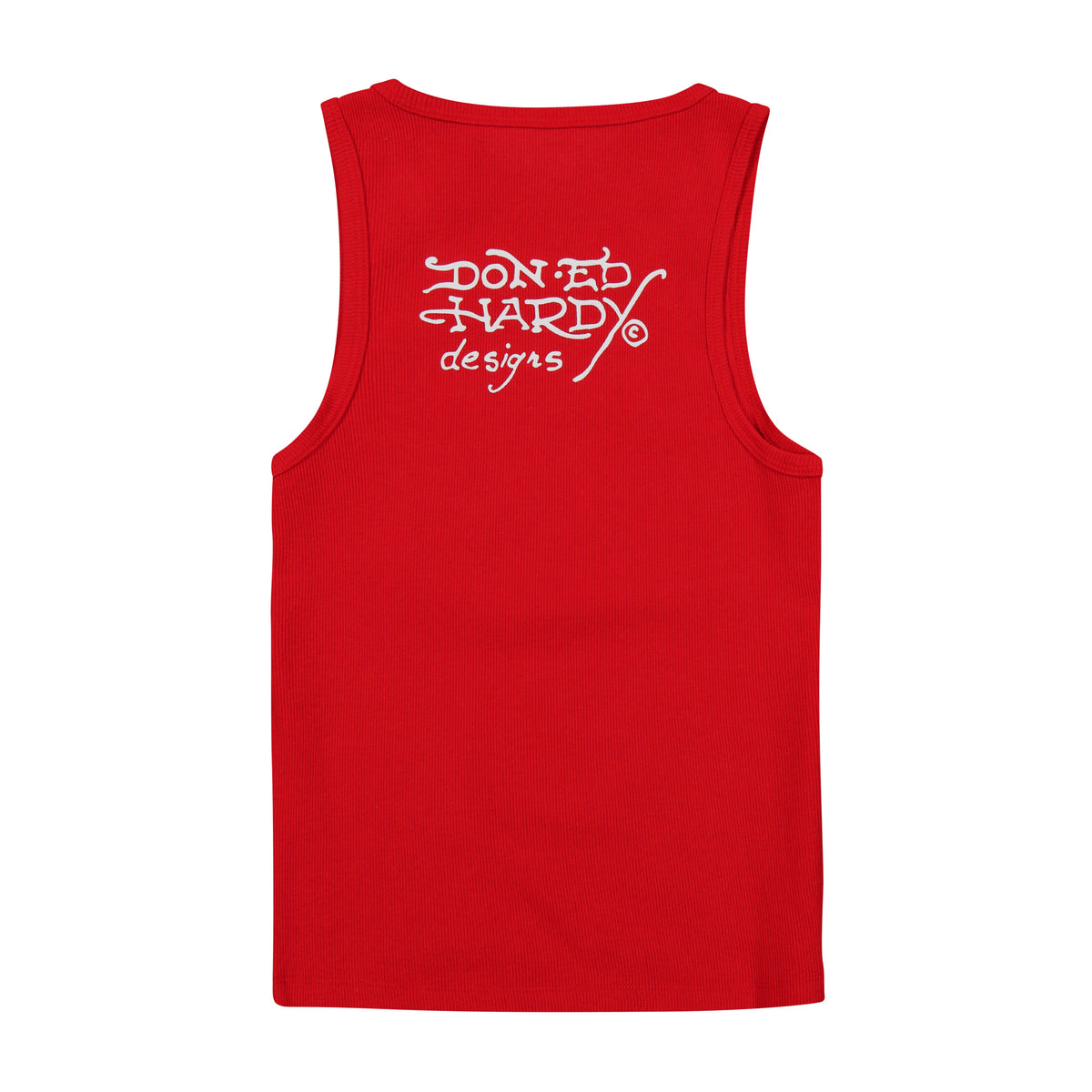 Cross Rhinestone Tank Top CHERRY | Ed Hardy