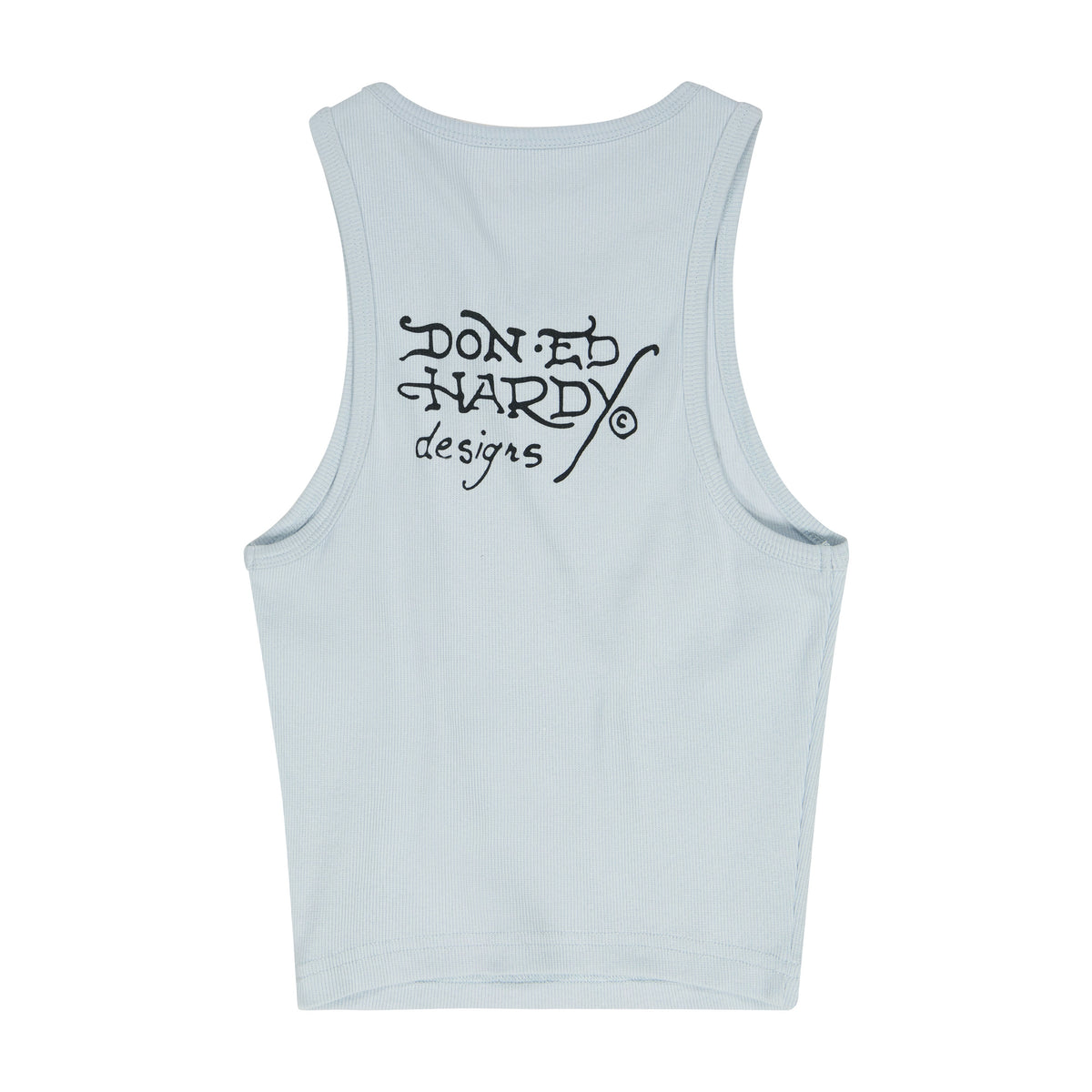Swallow Rib Tank Top ARCTIC BLUE | Ed Hardy