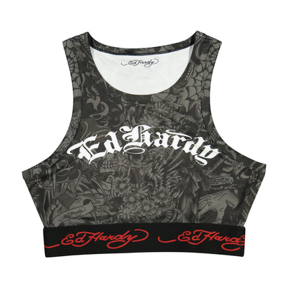 Tattoo Sport Tank BLACK | Ed Hardy