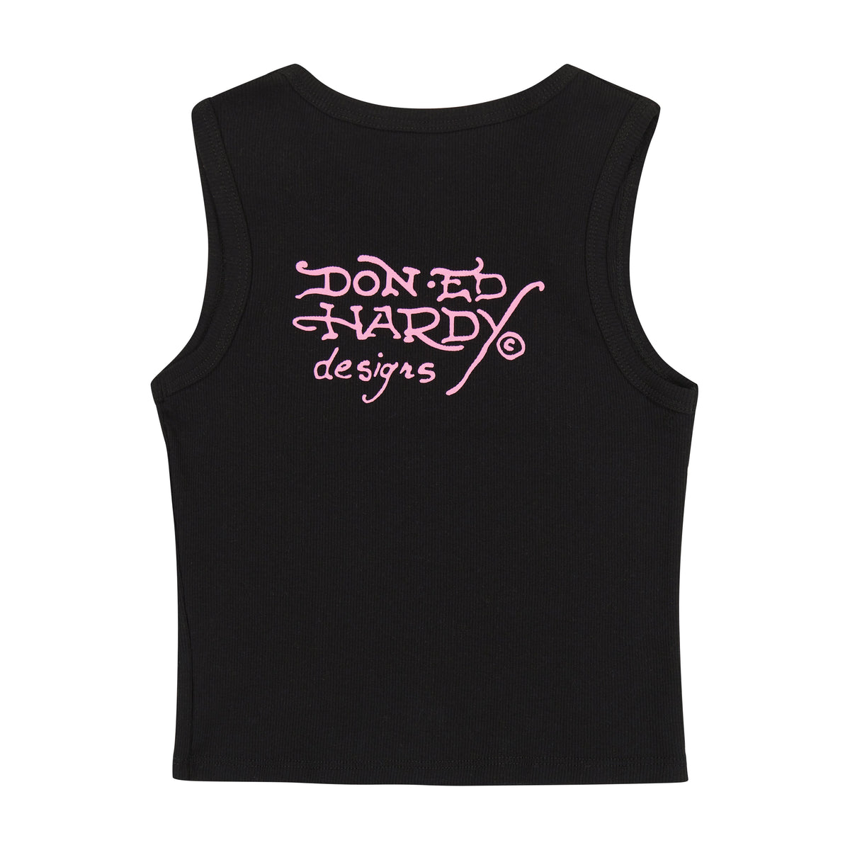 Dolphin Girl Tank Top BLACK | Ed Hardy
