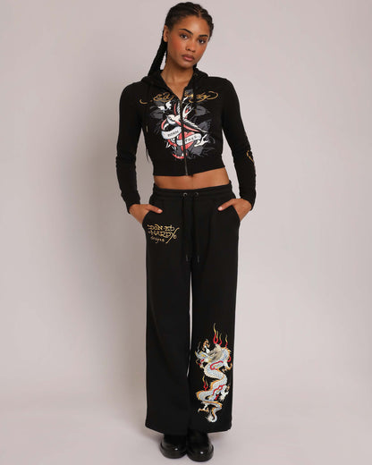 Dragon Sweatpants BLACK | Ed Hardy