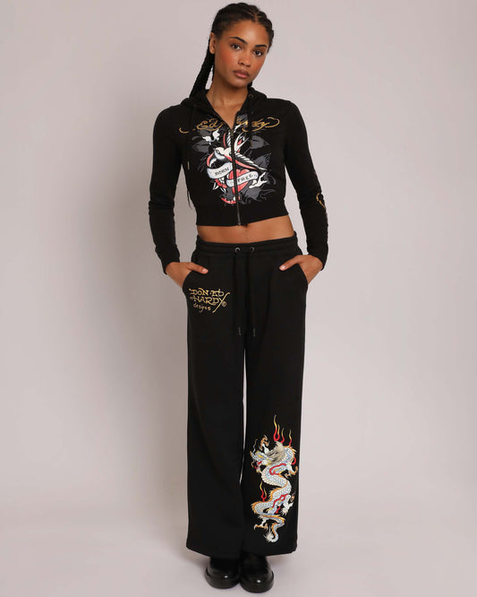 Dragon Sweatpants BLACK | Ed Hardy