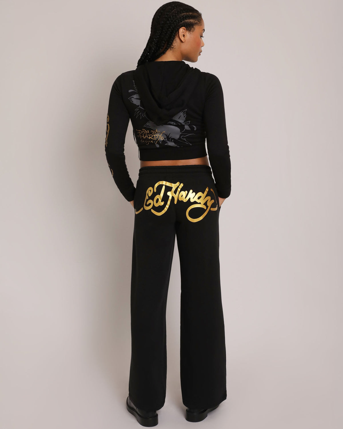 Dragon Sweatpants BLACK | Ed Hardy