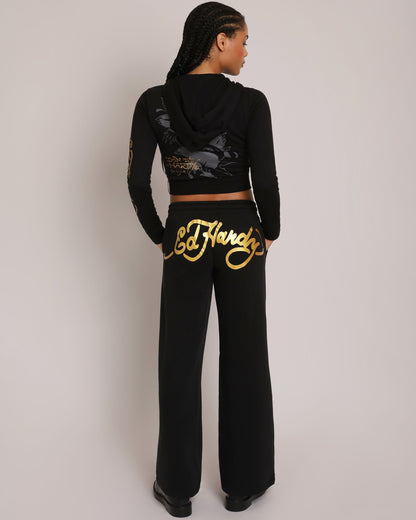 Dragon Sweatpants BLACK | Ed Hardy