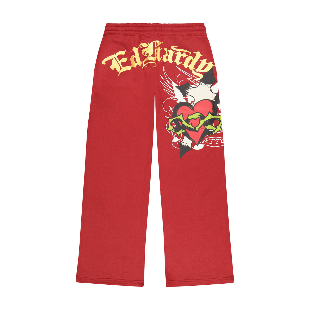Sacred Heart Sweatpants - Dark Cherry DARK CHERRY | Ed Hardy