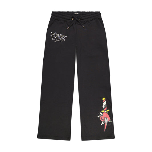 Dagger Heart Sweatpants - Black BLACK | Ed Hardy
