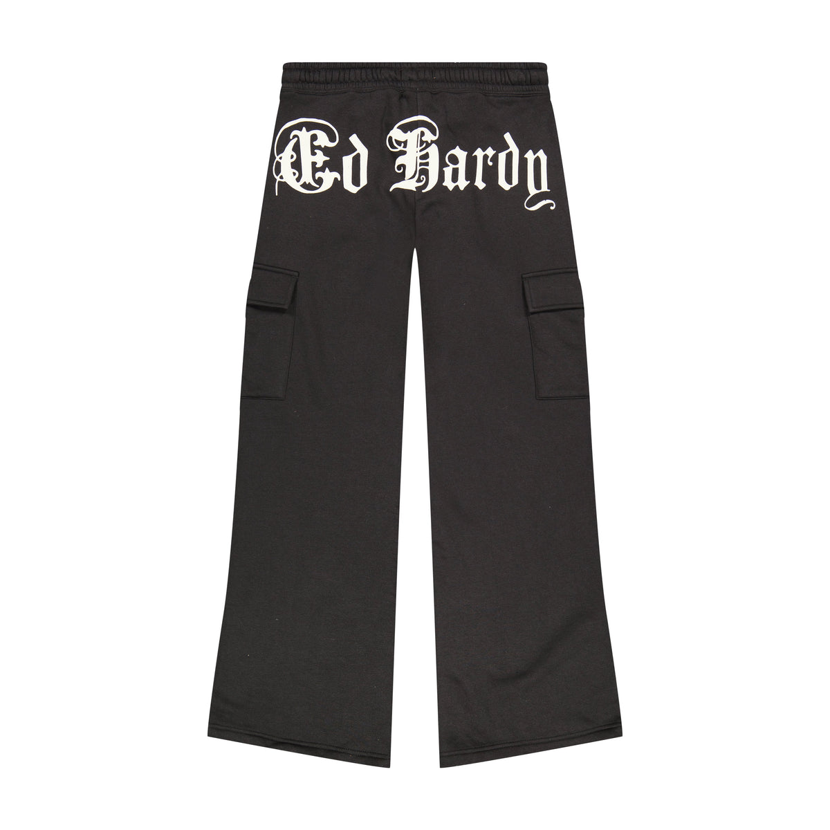 Rose Skull Cargo Sweatpants Black | Ed Hardy