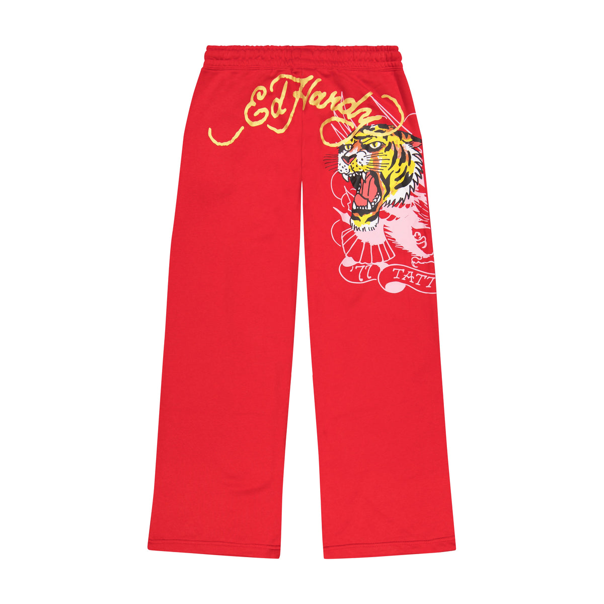Tiger Mountain Sweatpants RED | Ed Hardy