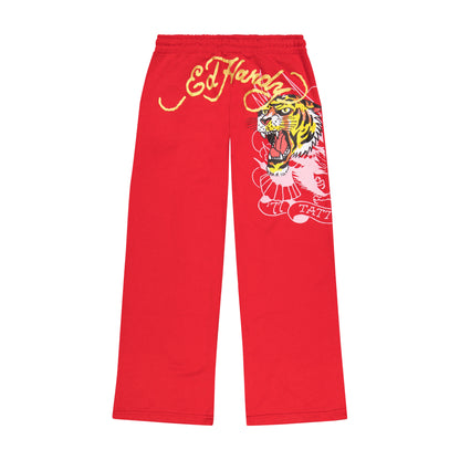Tiger Mountain Sweatpants RED | Ed Hardy