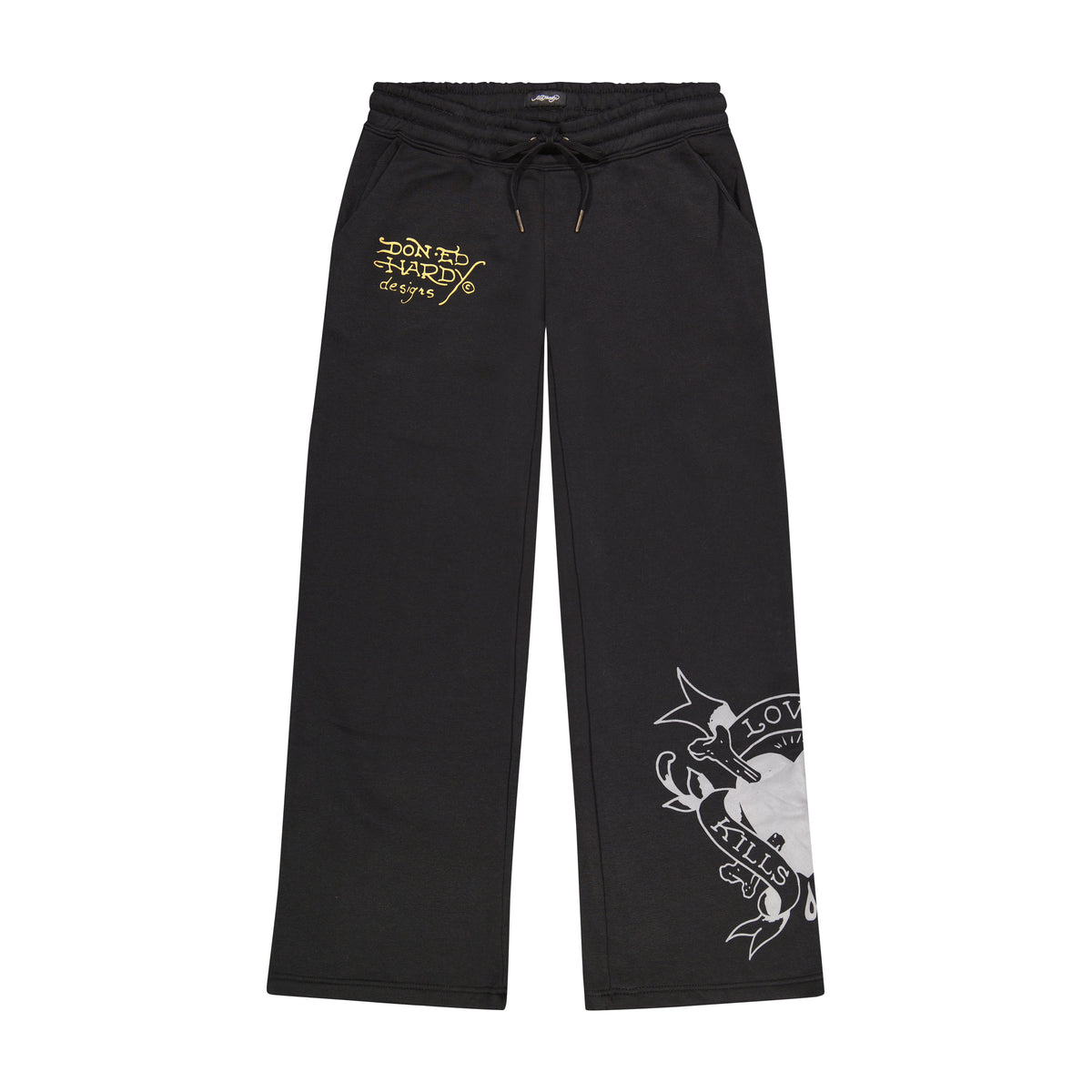 Heart Snake Sweatpants BLACK | Ed Hardy