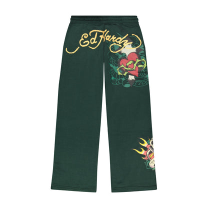 Sacred Heart Sweatpants HUNTER | Ed Hardy