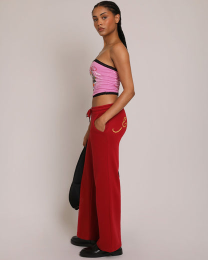 Eagle Tiger Sweatpants DEEP RED | Ed Hardy