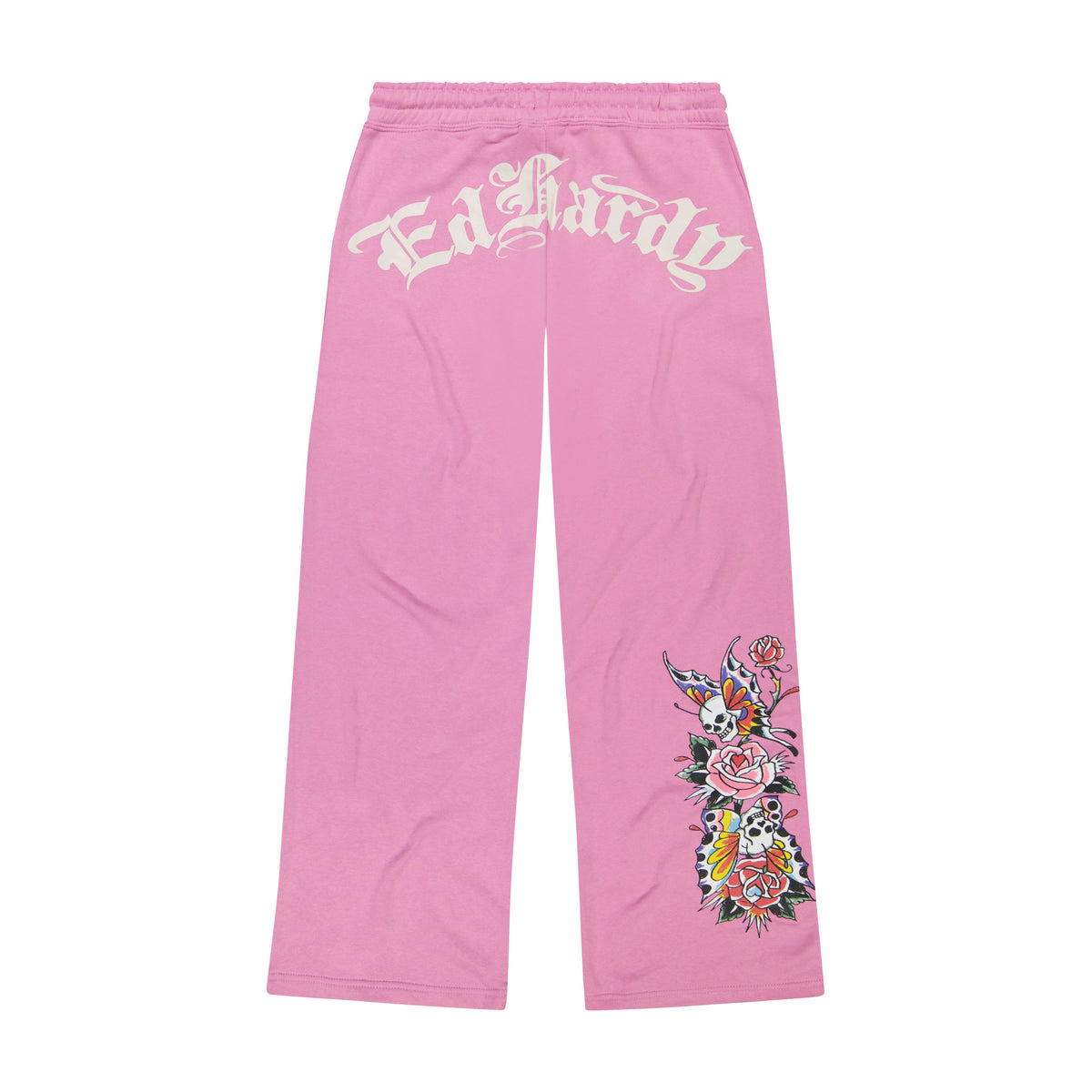 Flower Skull Sweatpants ORCHID | Ed Hardy