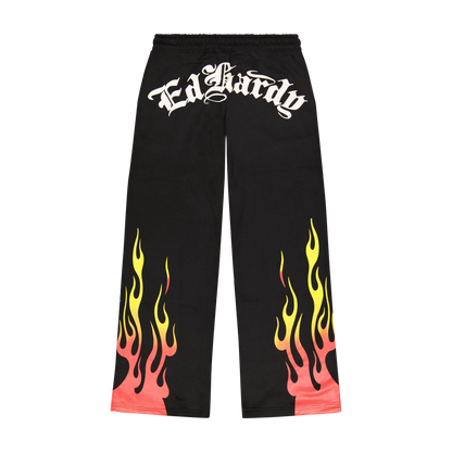 Tiger Flame Sweatpants BLACK | Ed Hardy