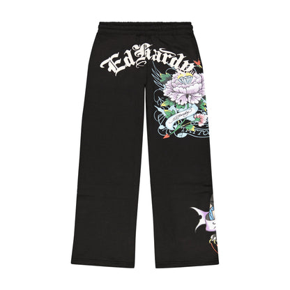 Ice Flower Sweatpants BLACK | Ed Hardy