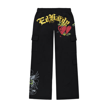 Sacred Heart Sweatpants BLACK | Ed Hardy