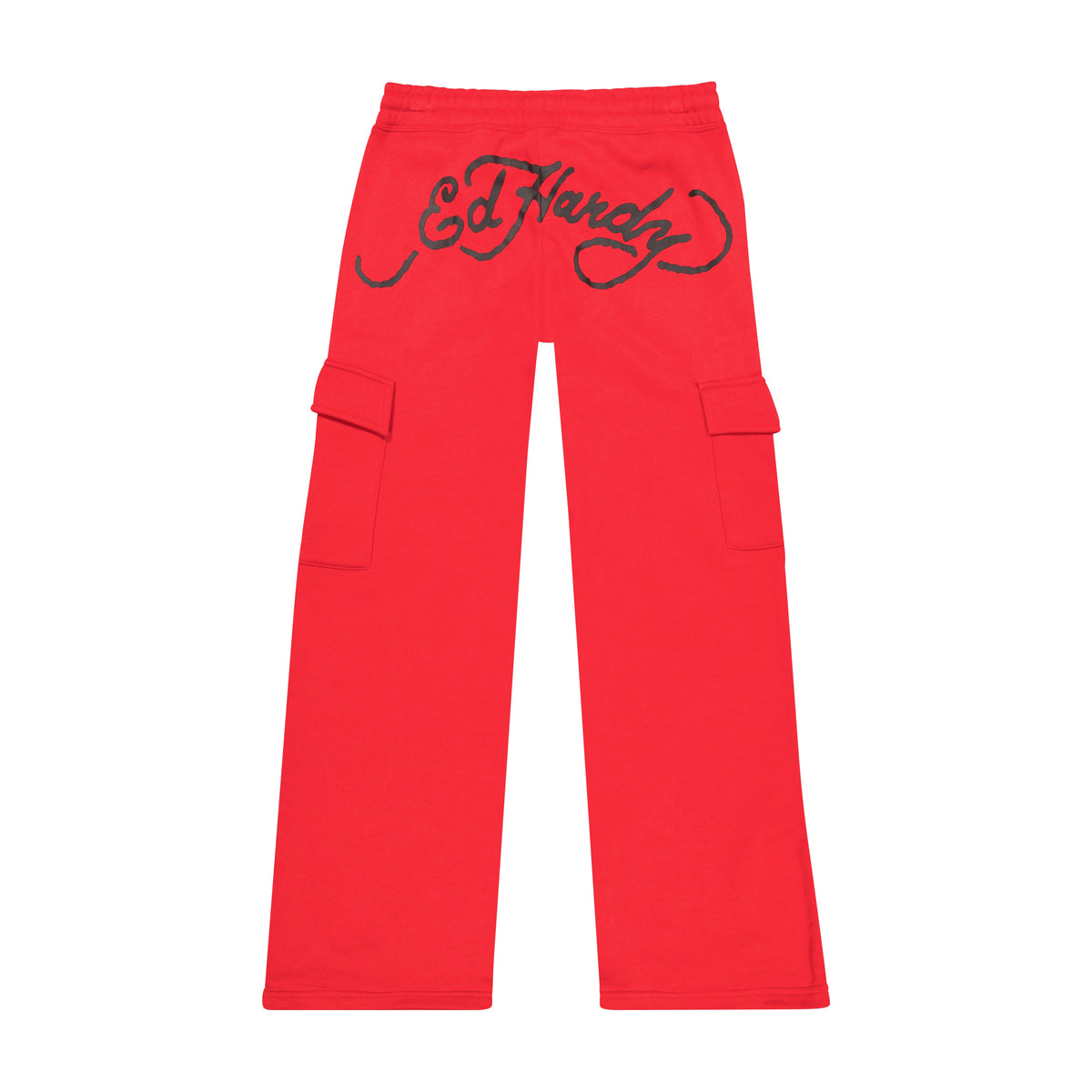 Panther Dagger Cargo Sweatpants Cherry | Ed Hardy