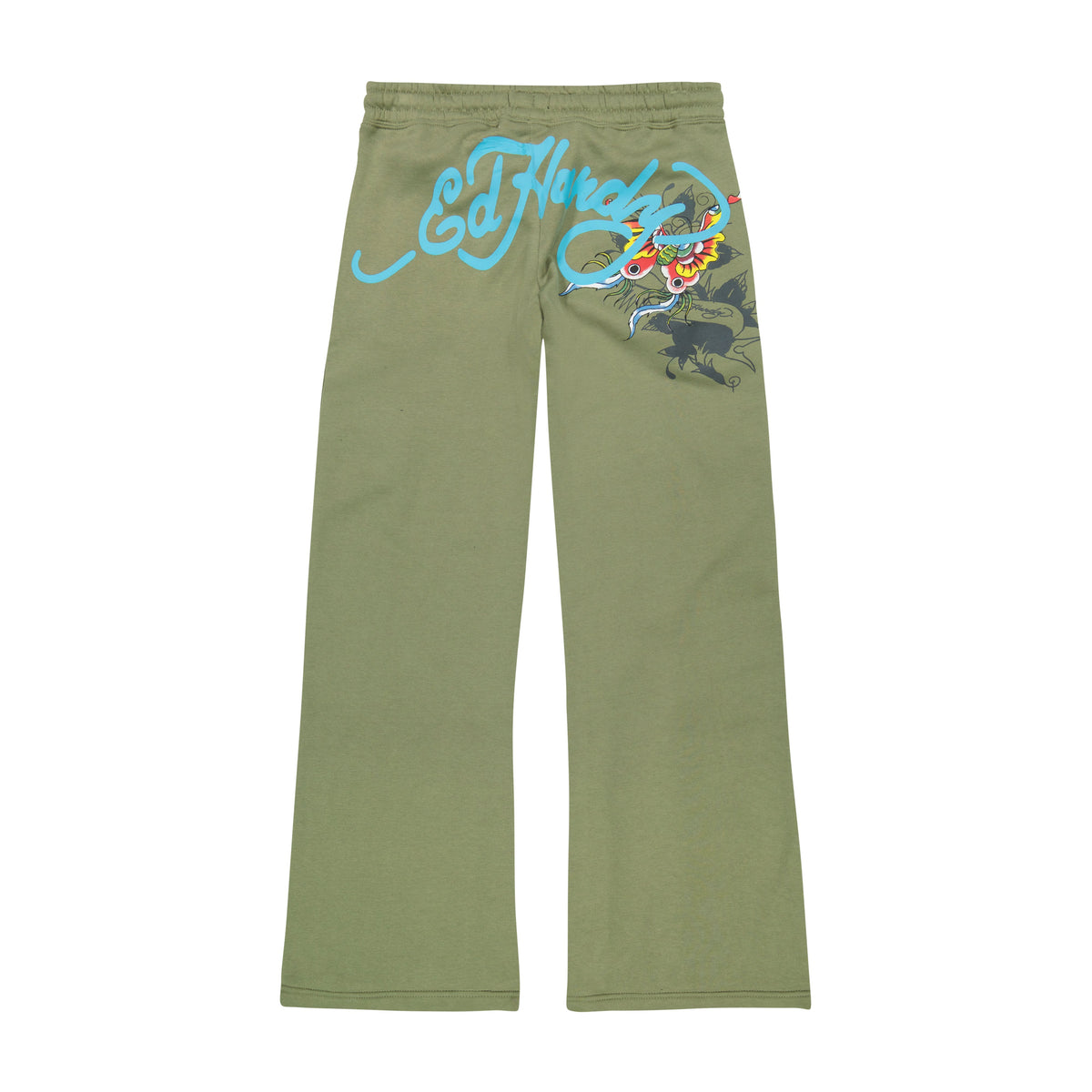 Butterfly Sweatpants Light Olive | Ed Hardy