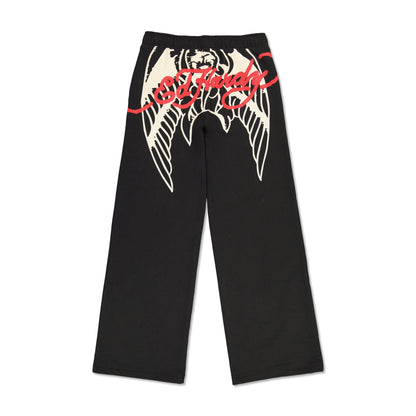 Sacred Heart Fleece Sweatpant Black | Ed Hardy