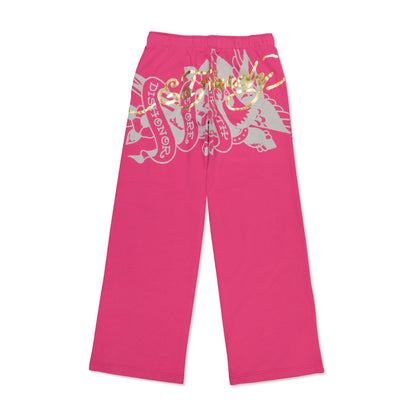 Tiger Crown Fleece Sweatpants Hot Pink | Ed Hardy