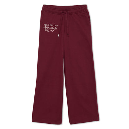 Retro Tiger Flare Sweatpants SANGRIA | Ed Hardy