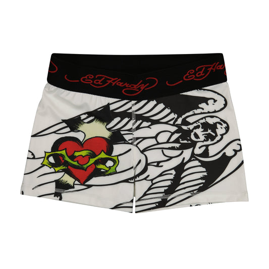 Sacred Heart Sport Short WHITE | Ed Hardy