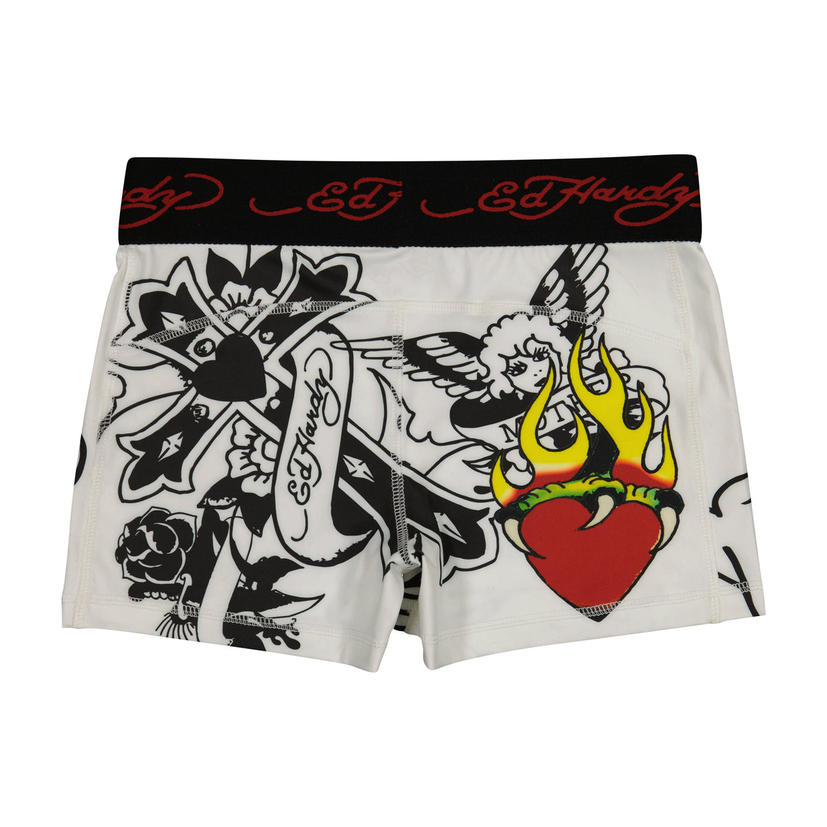 Sacred Heart Sport Short WHITE | Ed Hardy