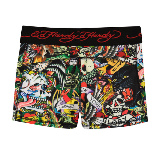 Tattoo Collage Sport Short MULTI | Ed Hardy