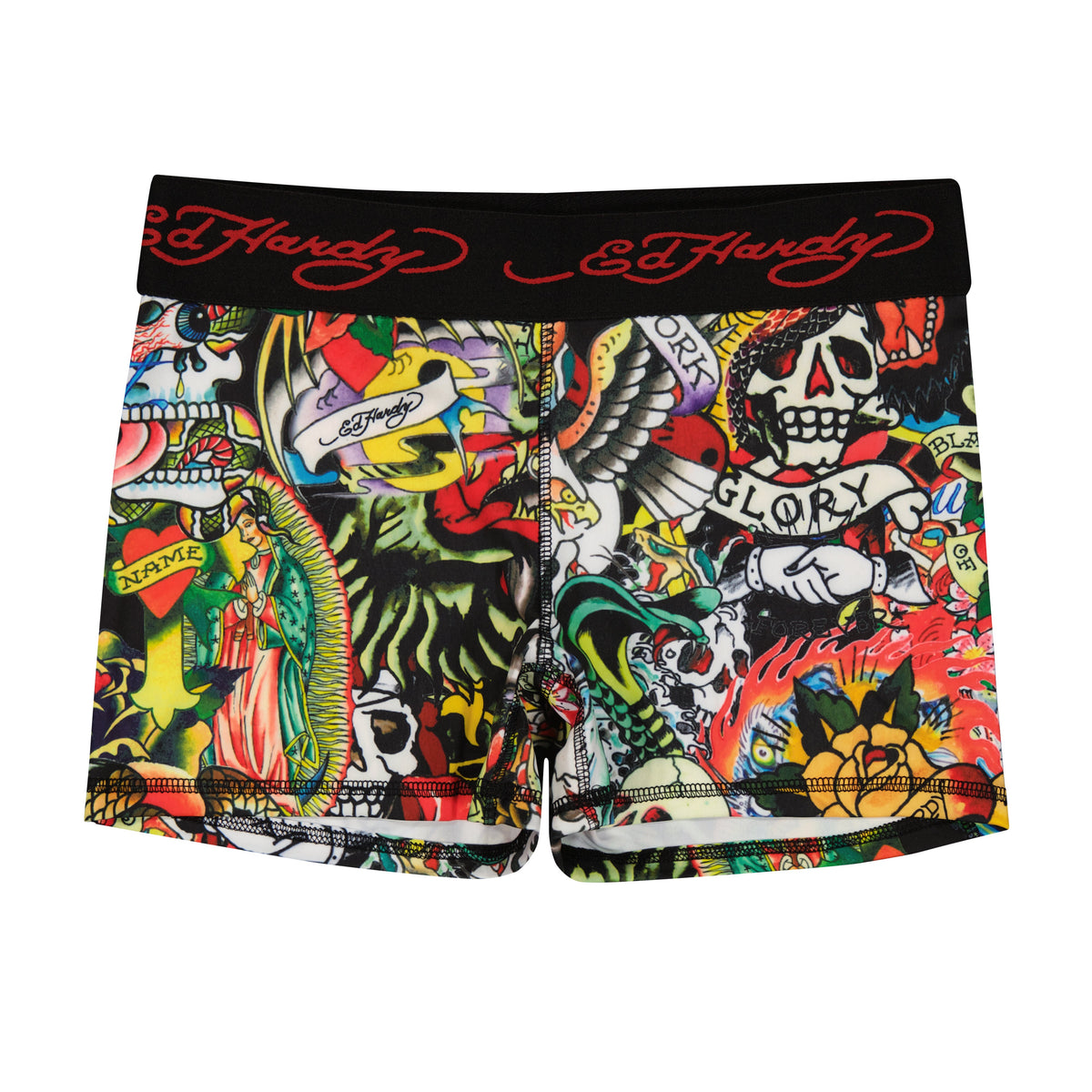 Tattoo Collage Sport Short MULTI | Ed Hardy