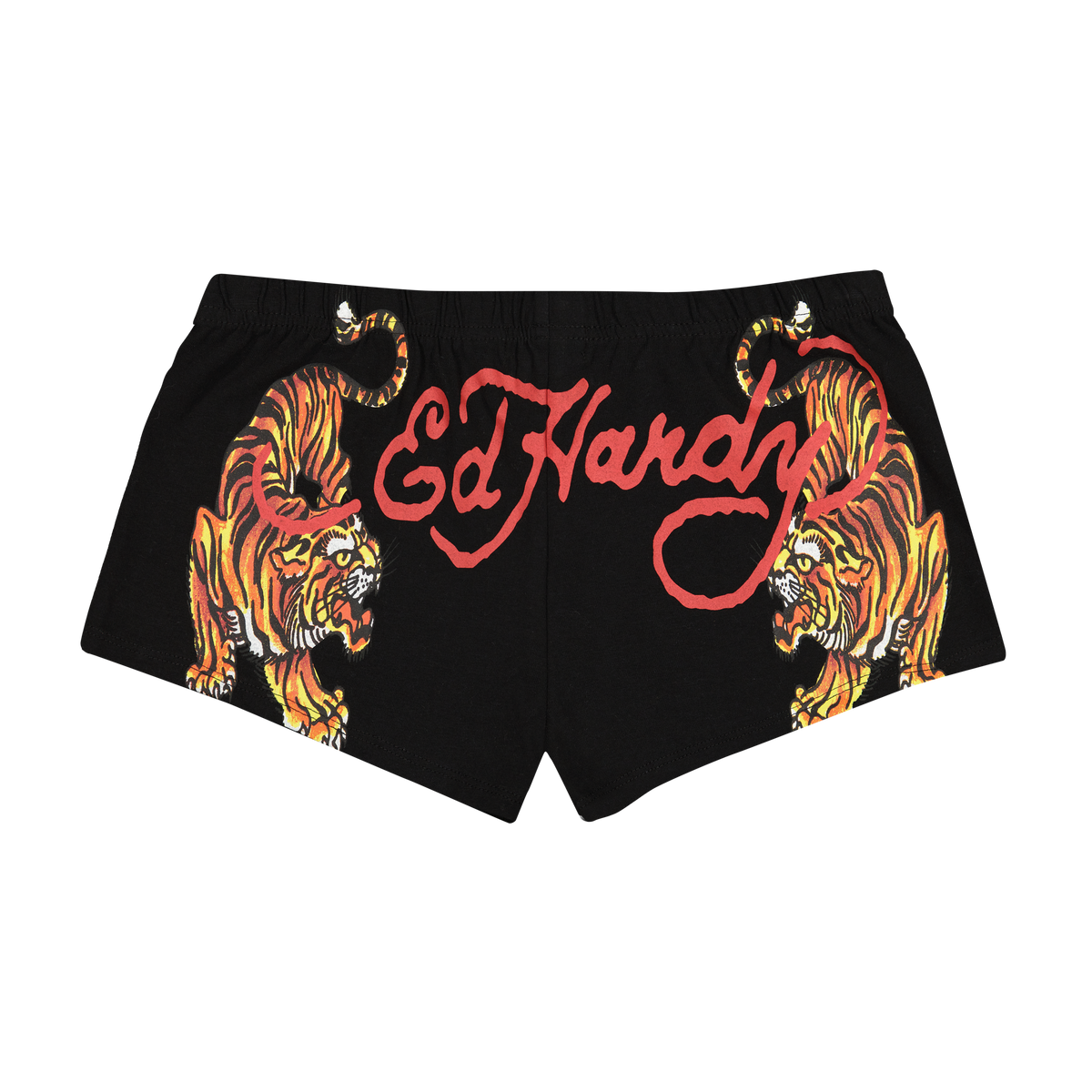 Tigers Booty Short BLACK | Ed Hardy