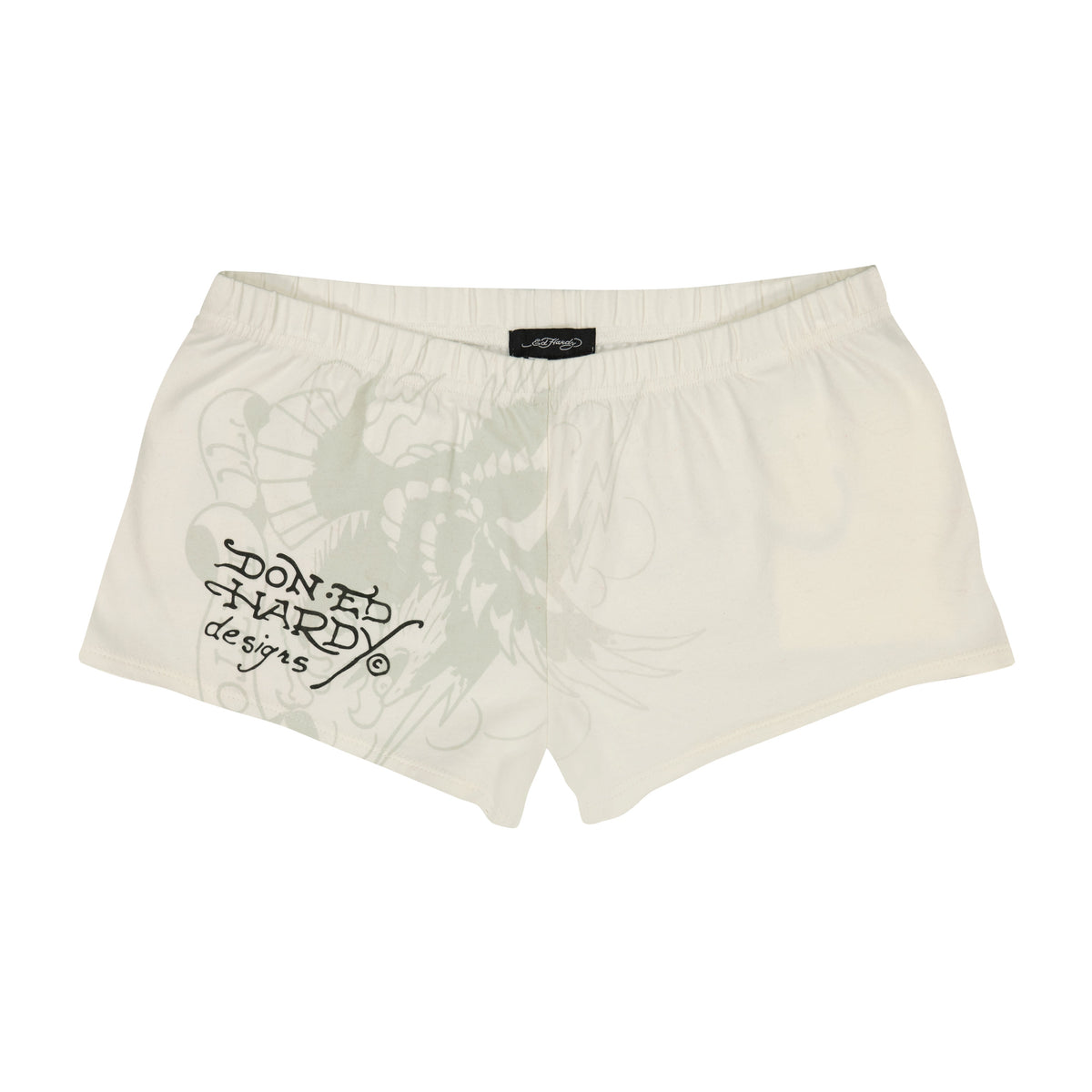 Cross Heart Booty Short IVORY | Ed Hardy