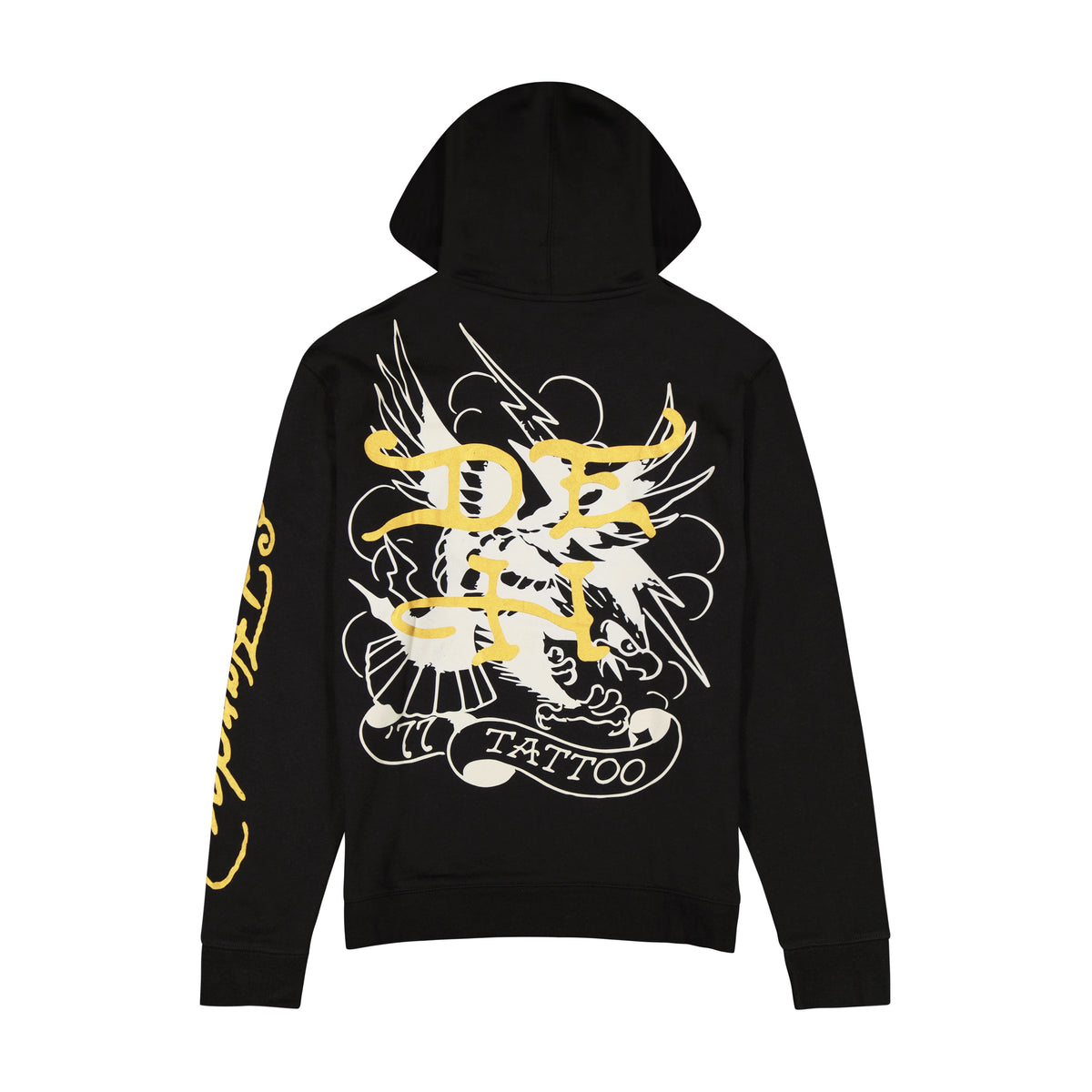 Fire Skull Pullover Hoodie BLACK | Ed Hardy