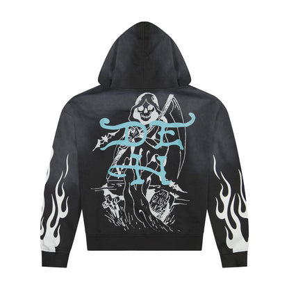 Panther Fleece Hoodie SUNFADE GREY | Ed Hardy